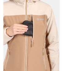 Dámska lyžiarska bunda FLIP-W KILPI Béžová