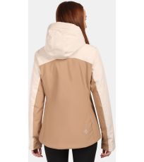 Dámska lyžiarska bunda FLIP-W KILPI Béžová