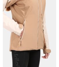 Dámska lyžiarska bunda FLIP-W KILPI Béžová
