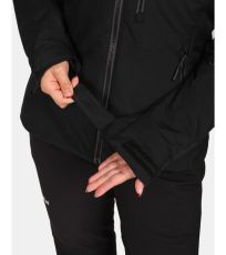 Dámska lyžiarska bunda - väčšej veľkosti FLIP-W KILPI Čierna