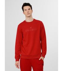 Pánska bavlnená mikina H4L22-BLM350 4F PINK