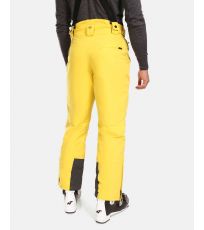 Pánske lyžiarske nohavice - väčšej veľkosti MIMAS-M KILPI Žltá