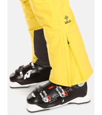 Pánske lyžiarske nohavice - väčšej veľkosti MIMAS-M KILPI Žltá