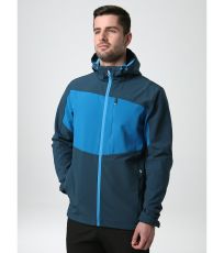 Pánska softshell bunda LADOT LOAP modrá