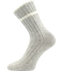 Dámske merino pletené ponožky Civetta Voxx svetlo šedá melé