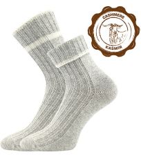 Dámske merino pletené ponožky Civetta Voxx svetlo šedá melé