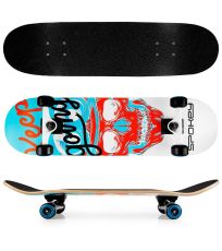Skateboard - bielo-modrý SKALLE Spokey