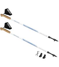 Nordic Walking palice - bielo-modré RUBBLE2 Spokey