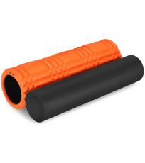 Fitness masážny valec 2v1 - oranžovo-čierny MIX ROLL Spokey