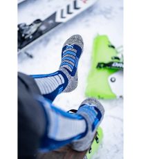 Unisex lyžiarske podkolienky Carving VoXX® tmavo modrá