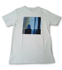 Pánske tričko s potlačou 15033-008 WHITE Cross