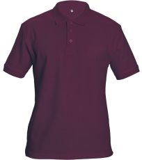 Unisex polokošele DHANU Cerva bordová