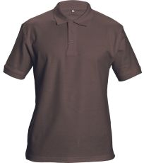 Unisex polokošele DHANU Cerva gaštanová