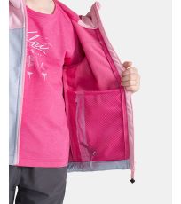 Dievčenské softshellová bunda RAVIA-J KILPI Svetloružová