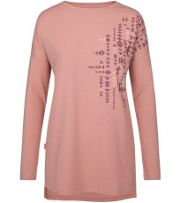 Dámske tričko s dlhým rukávom ABVERA LOAP Pink