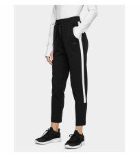 Dámske športové tepláky SPDD016 4F DEEP BLACK