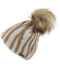 Zimná čiapka STRIPES RELAX biela