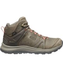 Dámska vysoká treková obuv TERRADORA II LEATHER MID WP W KEEN magnet/plaza taupe