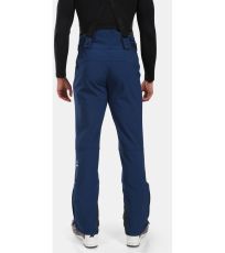 Pánske lyžiarske softshellové nohavice RHEA-M KILPI Tmavomodrá