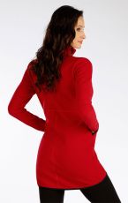 Dámska fleece mikina 7F258 LITEX tmavo červená