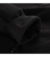 Pánska outdoorová fleece mikina SIUS 3 ALPINE PRO čierna