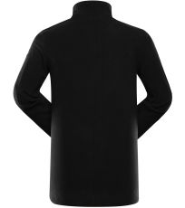Pánska outdoorová fleece mikina SIUS 3 ALPINE PRO čierna