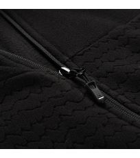Pánska outdoorová fleece mikina SIUS 3 ALPINE PRO čierna