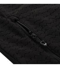 Pánska outdoorová fleece mikina SIUS 3 ALPINE PRO čierna