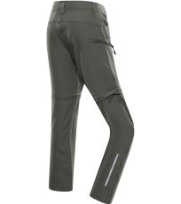 Detské outdoorové nohavice - odopínateľné NESCO 2 ALPINE PRO olivine