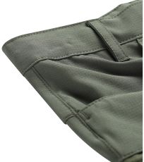 Detské outdoorové nohavice - odopínateľné NESCO 2 ALPINE PRO olivine