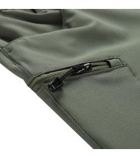 Detské outdoorové nohavice - odopínateľné NESCO 2 ALPINE PRO olivine