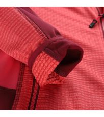 Dámska rýchloschnúca mikina ONNECA 2 ALPINE PRO malinová