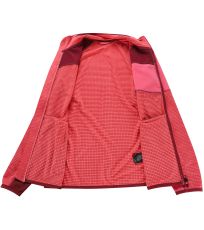 Dámska rýchloschnúca mikina ONNECA 2 ALPINE PRO malinová