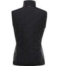 Dámska merino vesta NERCA ALPINE PRO čierna