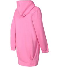 Dievčenské mikinové šaty LORRO ALPINE PRO pink cosmos