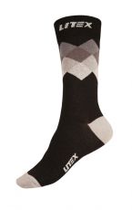 Dizajnové ponožky 9A018 LITEX šedá