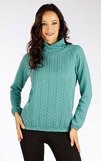 Dámska mikina so stojačikom 7F104 LITEX