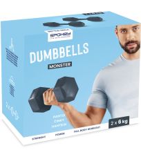 Súprava šesťhranných činiek 6 kg (2ks) MONSTER Spokey 