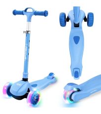 Skladacia detská trojkolka so svietiacimi kolieskami HOPI Spokey