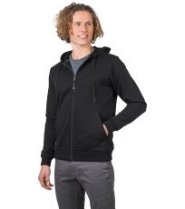 Pánska bavlnená mikina ROFY HOODY HANNAH anthracite