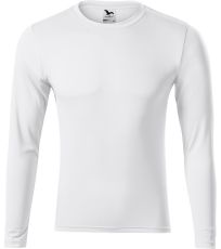 Uni športové tričko s dlhým rukávom Pride Malfini biela
