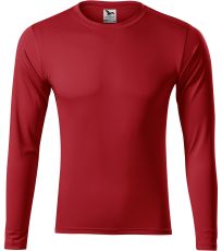 Uni športové tričko s dlhým rukávom Pride Malfini červená