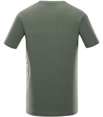 Pánske bavlnené tričko QADAS NAX olivine