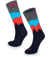 Unisex ponožky z merino vlny NORS-U KILPI Tmavomodrá