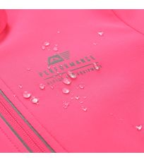 Detská softshell bunda MULTO ALPINE PRO ružová