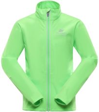 Detská softshell bunda MULTO ALPINE PRO neon green gecko