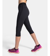 Dámske outdoorové 3/4 legíny LAVALLY-W KILPI Čierna