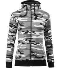 Dámska mikina Camo Zipper Malfini