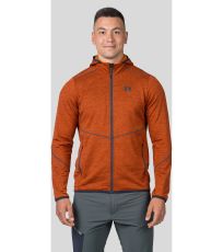 Pánska športová mikina DAMAR HOODY HANNAH burnt orange mel