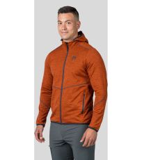 Pánska športová mikina DAMAR HOODY HANNAH burnt orange mel